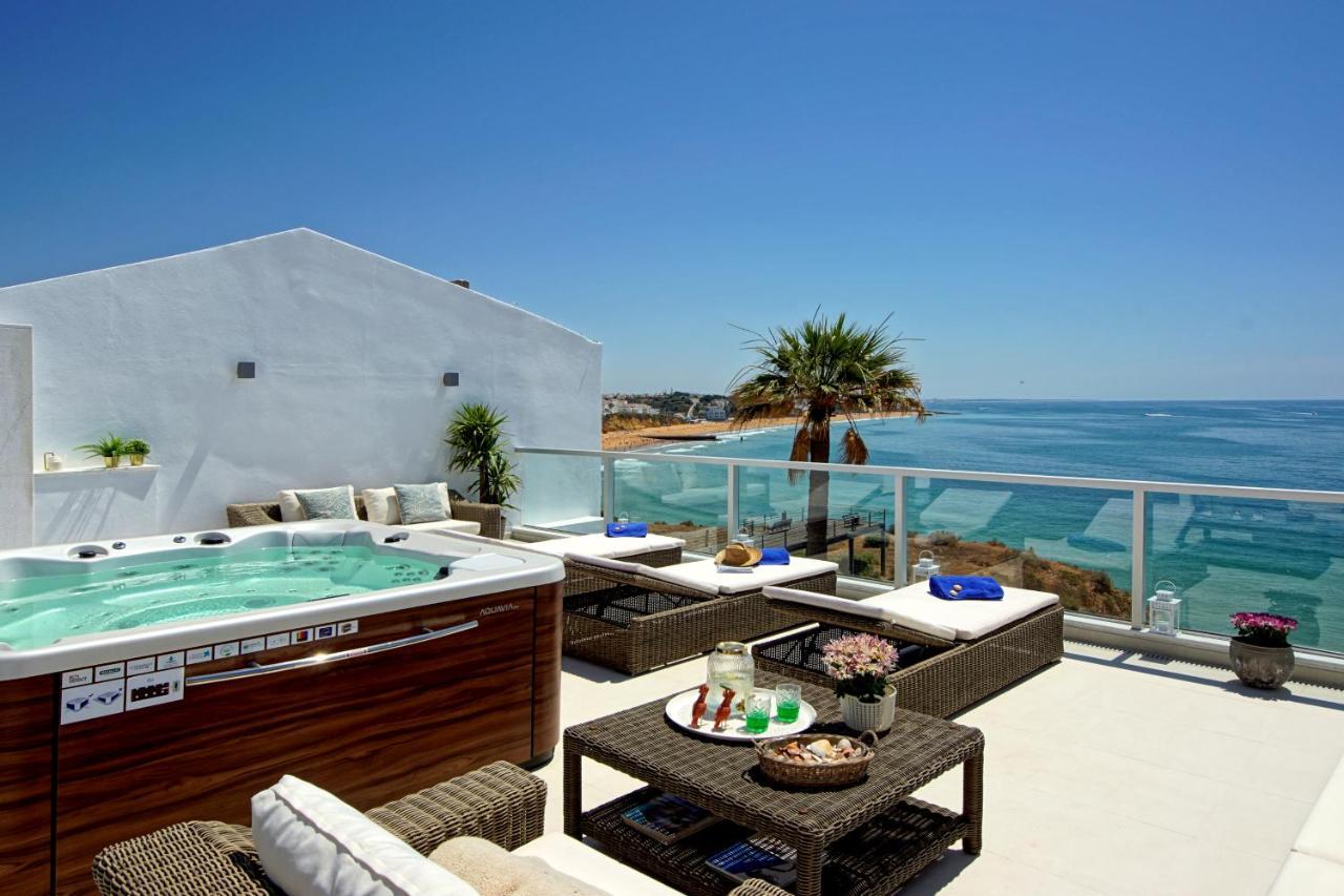 Casa Latino - Oceanfront - Luxury & Charming Villa- Jacuzzi At Rooftop By Dreamvillasalbufeira Exterior foto